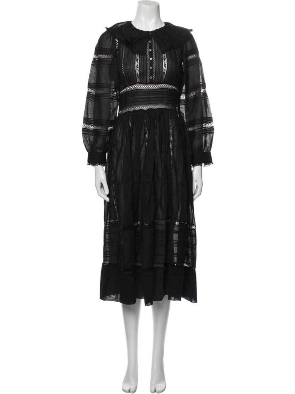 DÔEN Marla cotton dress in black